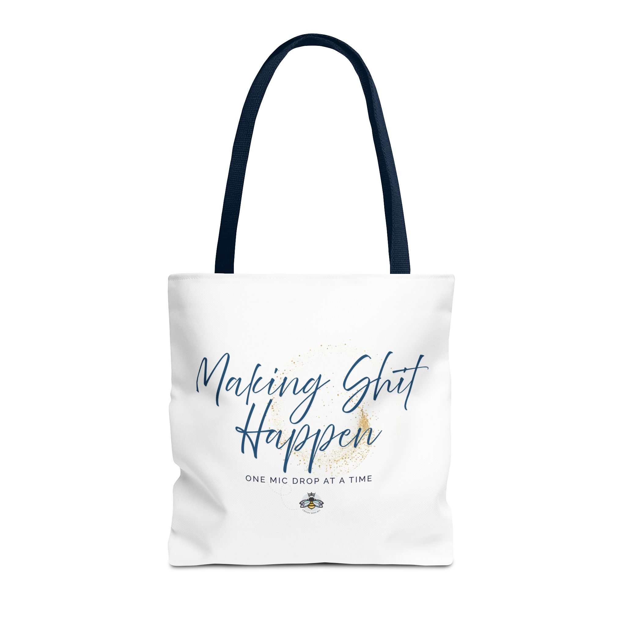 Making Shit Happen Canvas Tote Bag, white, multi color choices - Image 13