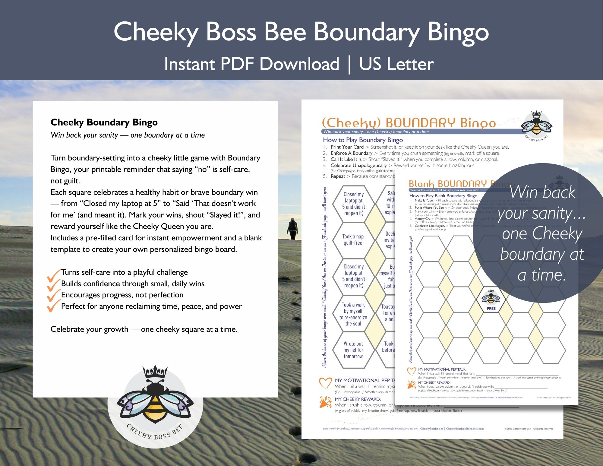 Cheeky Boss Bee Boundary Bingo 2