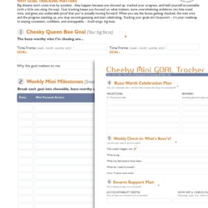 Cheeky Boss Bee Mini Goal Tracker 1